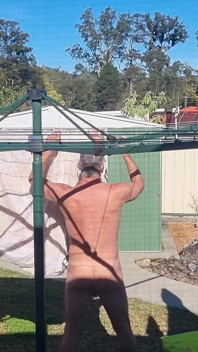 Colgando el lavado