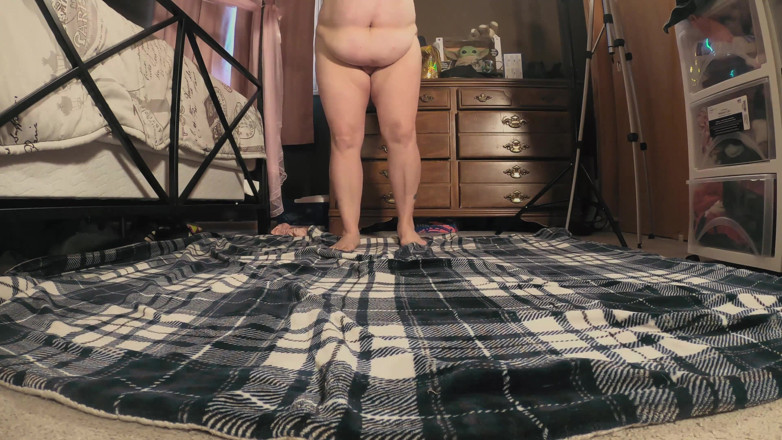 SexyNEBBW: Сексуальна товстушка оголена, вправа