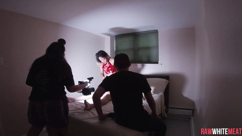 Raw White Meat: Asian Hotwife Humiliates Her Cuck Husband Bts