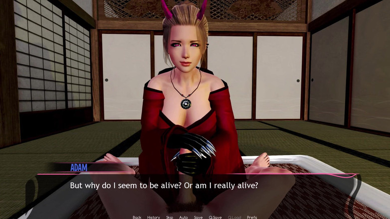 3D Cartoon Porn: Murmur 2 - göttin von D. Adam gibt handjob bis er kommt