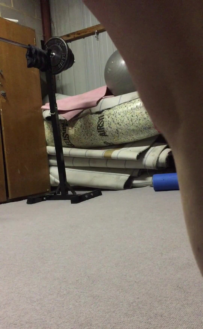 Michellexm: Dehnen, nackt