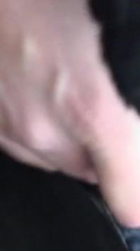 Horny exhibitionist blonde who loves perversion sucks a man's cock