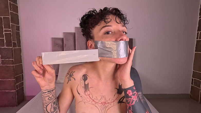 Michelle Kink: Gagged with 3 Layers of Tape