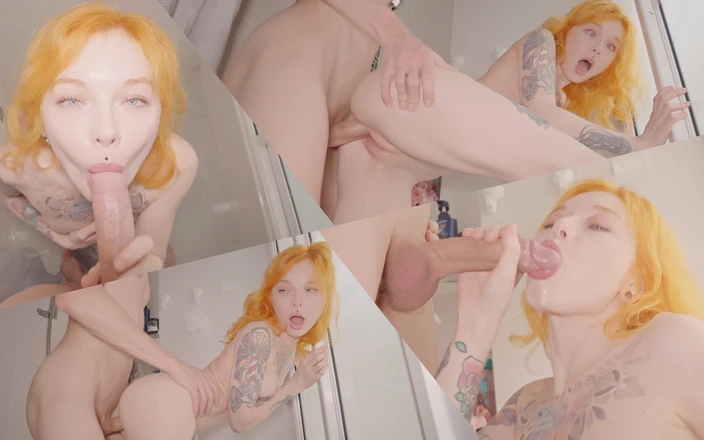 Karneli Bandi: Messy Blowjob and Fast Fuck in the Shower