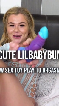 Cute Sexy Lilbabybunniixx New Sex Toy Orgasm.!