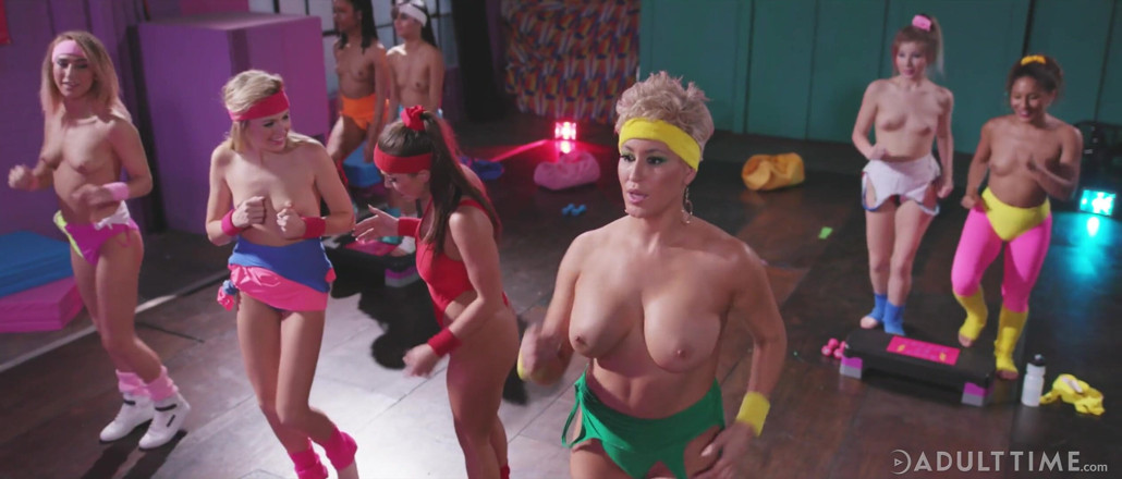 Adult Time: Girlcore - the go girls- aerobik lesbian