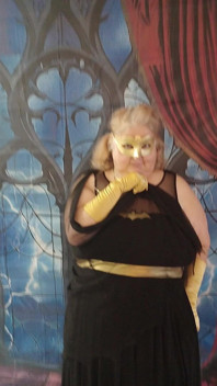 My BF and I All Dresses up as Bat Man and Bat Girl
