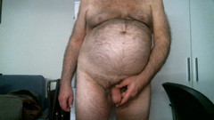 Coach Karl dude lodge: Coach Karl gnuggar och slår under en live cam -show