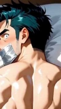 Gangbang menampilkan pria gay bottom berusia 21 tahun dengan pria yang lebih tua. Animasi Hentai Yaoi.