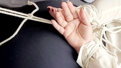 Hog Tied in a Ultra Tight Pencil Skirt