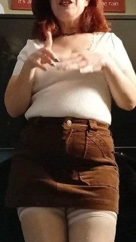 Sexy Little Secretary Masturbate with the Boss