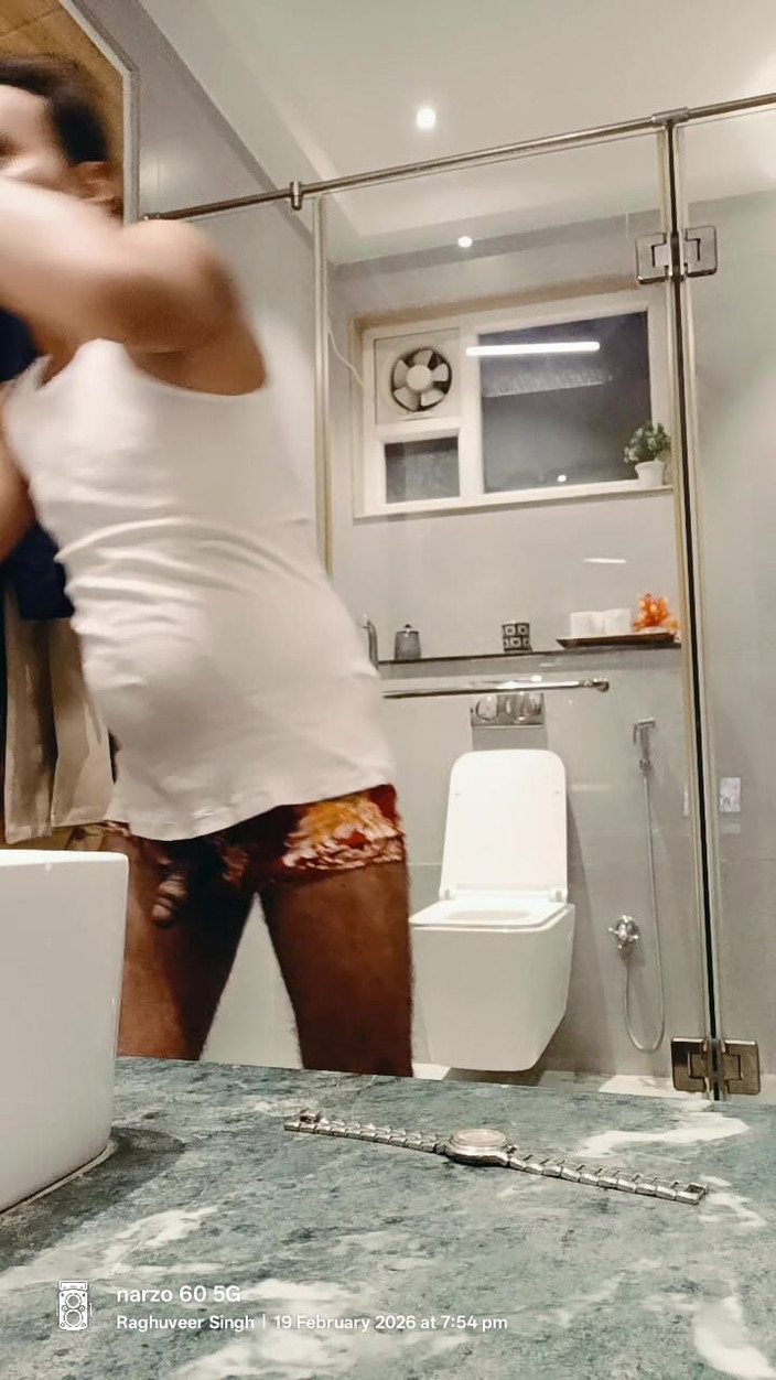 Rajasthani-old-lover: Ich mache mich fertig mit meinem schwanz