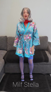 Betty in a Robe & Scarf