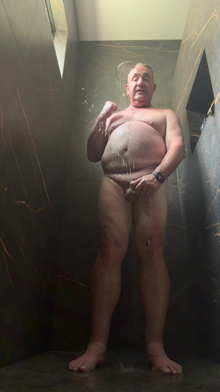 GottaLuvBB: Stepdaddy Taking a Shower After Golfing