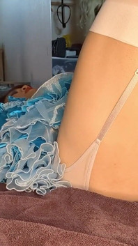 Sissy Candy Is Fucked by Her Machine While in Chastity and Bondage Until She Has a Sissygasm
