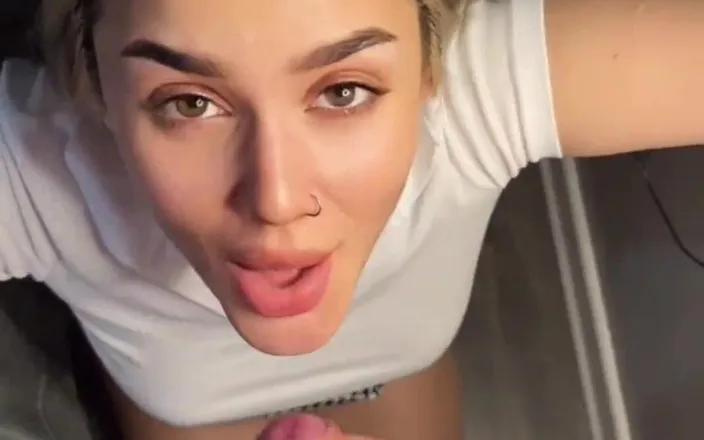 Good_view: Brunette Sucking Dick and Cowgirl Style. POV