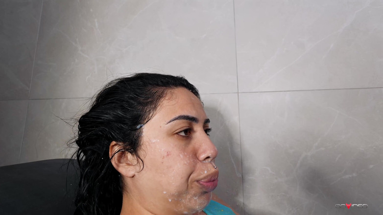 Enema Extreme And Top Girls: Enema Swallow Lesbian Trio - Liters of Milk to Swallow