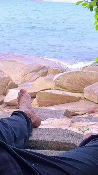 Surprise Ejakulation Handjob am Strand