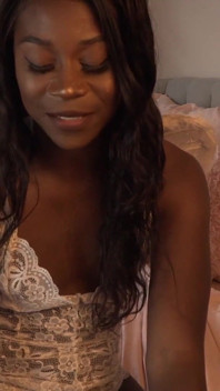 Big Dick Trans Angel Uses Her Cum as Lipgloss