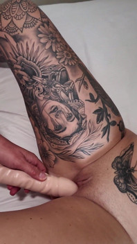 Double Ender Dildo Fucking with Tasha Jobbins