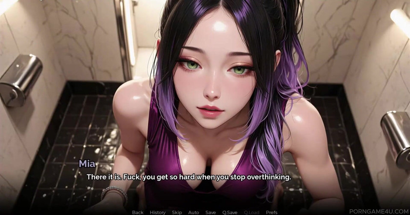 Porn game 4 u: Si Dia Mengunci Pintu Bilik Air Dan Segera Menurunkan Lututnya -...