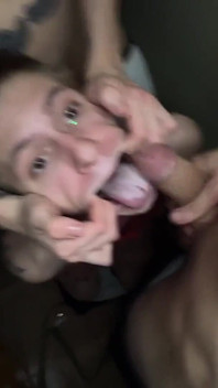 BDSM Bondage Hard Sex and Cum in Deepthoat