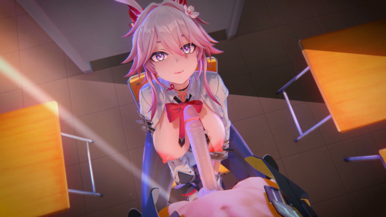 NSFWOtaku: Honkai Star Rail - Evanescia Classroom Sex Play - 3D Hentai Animations