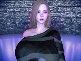 3D Huge Boobs Slut Cheating with BBC