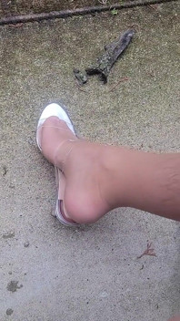 Cumming on My Pretty Nylon Feet