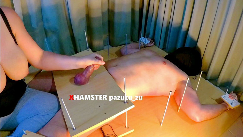 Pazuzu_zu: 발 간지럼 + cbt + 애타게 핸잡 + 망가진 오르가즘 + 포스트 오르가즘