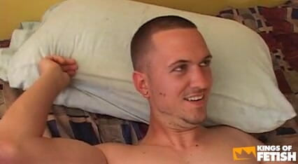Gay Diaries: Tattooed guy and his friend bang their asses after deep...