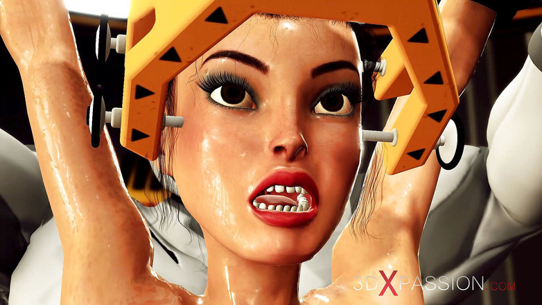 3dxpassion: Sci-fi sex cyborg scopa duro una mora bollente in un'area...