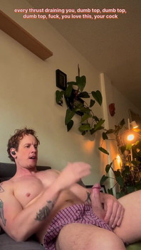 Gooning volledig uit totdat ik een goede domme top ben