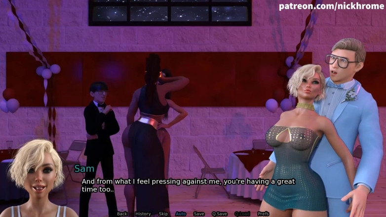 Visual Novels: SexBot 35 - děvka saje ptáka na večírku