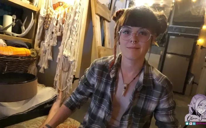 Olivia Jarden: Cute Girlfriend POV Blowjob - Asmr &amp; CIM