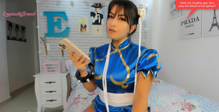 Emanuelly Raquel: Juego de sexo con Chun Li de Street Fighter / Jogo...