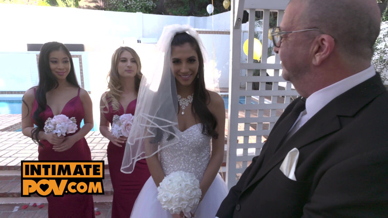 Its POV: Unforgettable Wedding Fuck Session with Three Babes Gianna Dior, Kristen...