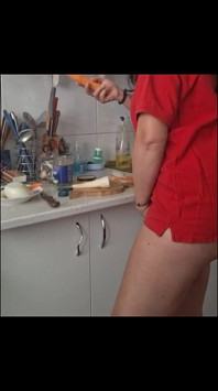 Eu empurro tudo para dentro