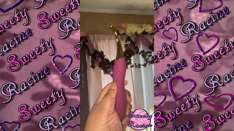 Sweety Racine: 클리토리스 바이브로 어두운 보지를 기쁘게 하는 흑인 SSBBW