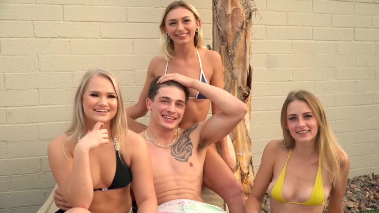 Jerkmate: ปาร์ตี้สระว่ายน้ำเซ็กซี่กับ Kyler Quinn, Chloe Temple, Harley King และ Chase Arcangel
