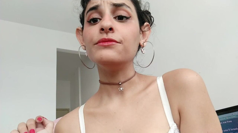 Ms Candy Bunny: Sperma für mich, herausforderung - domina-clip