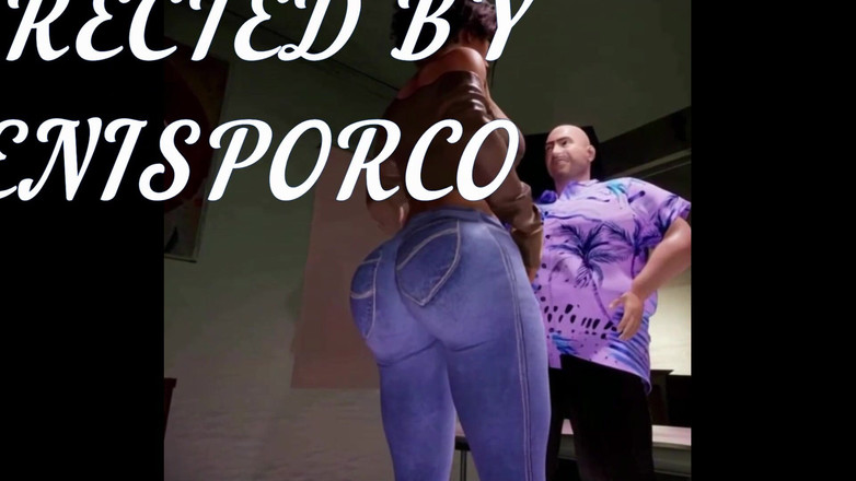 denisporco animation: Fată sexy negresă cu un masaj perfect de cur un...