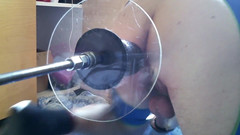 One2chris: Anální stroj Gape Kurva Trénink pro Latex Bi děvku