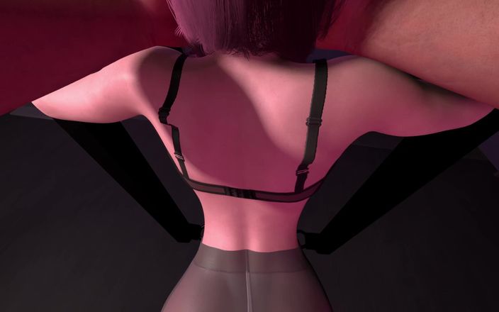 NSFW Gaming: Fox-ohr-mädchen in stehendem doggie-pOV ficken