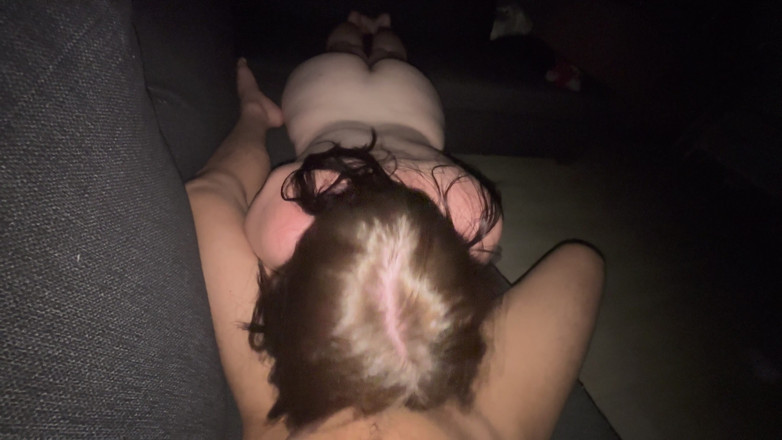 VelvetAura: Secret Blowjob While Wife Is in the Other Room