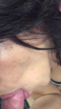 Sprayed into Sophia's mouth cunt