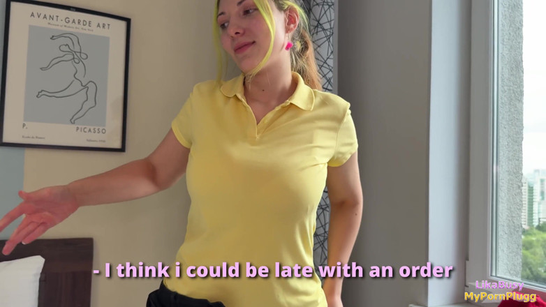 LikaBusy: I Roughly Fucked a Pizza Delivery Girl as a Way...