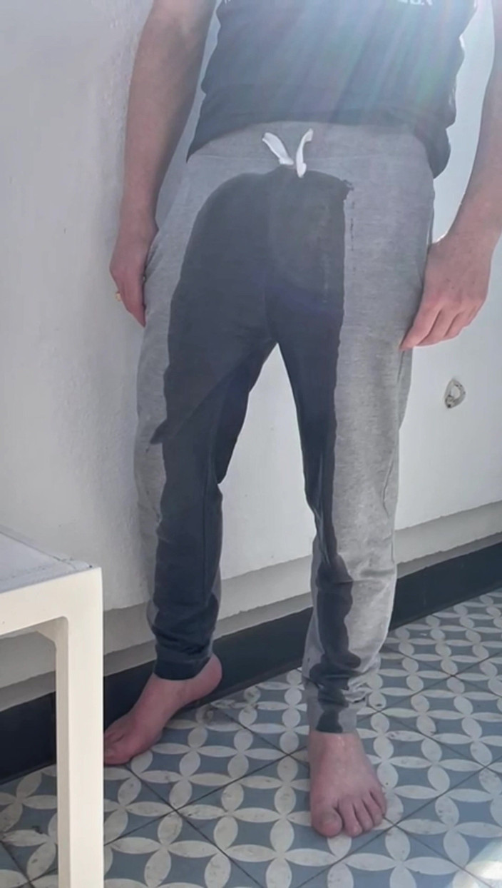 AmateurBoysPissing: Truth or Dare - Had to Piss and Wet My Pants