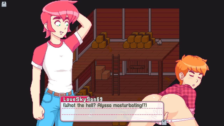 LoveSkySan69Real: Приключения Dandy Boy 0.4.2, часть 3, она использует мой хуй для милфы, от LoveskySan69