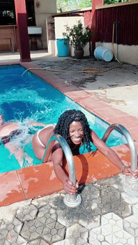 Barely Behaving by the Pool